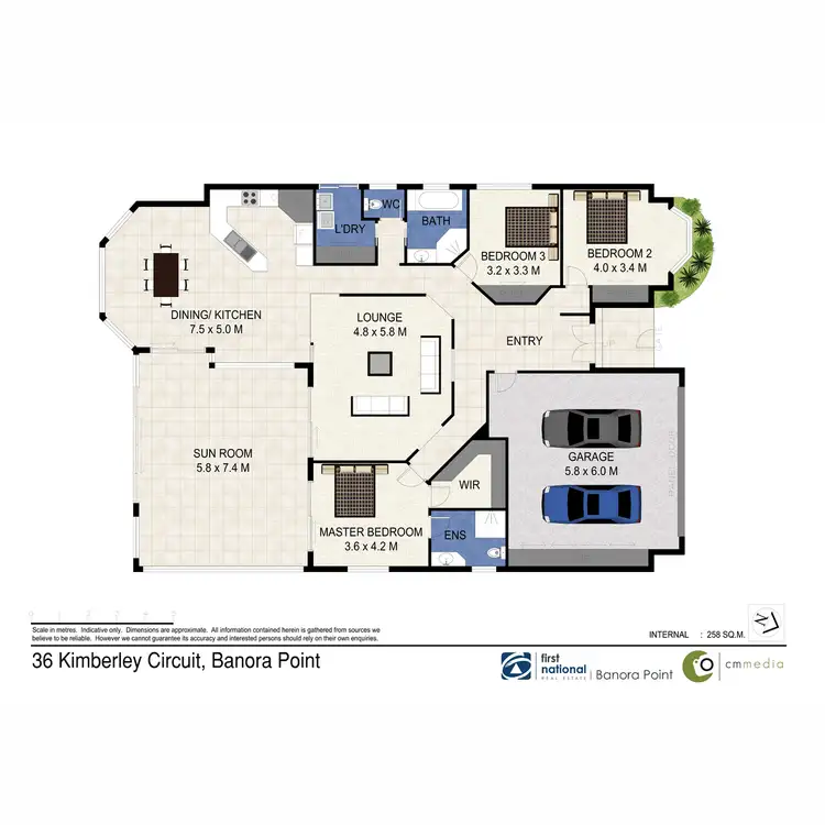 Floorplan of Homely house listing, 36 Kimberley Circuit, Banora Point NSW 2486