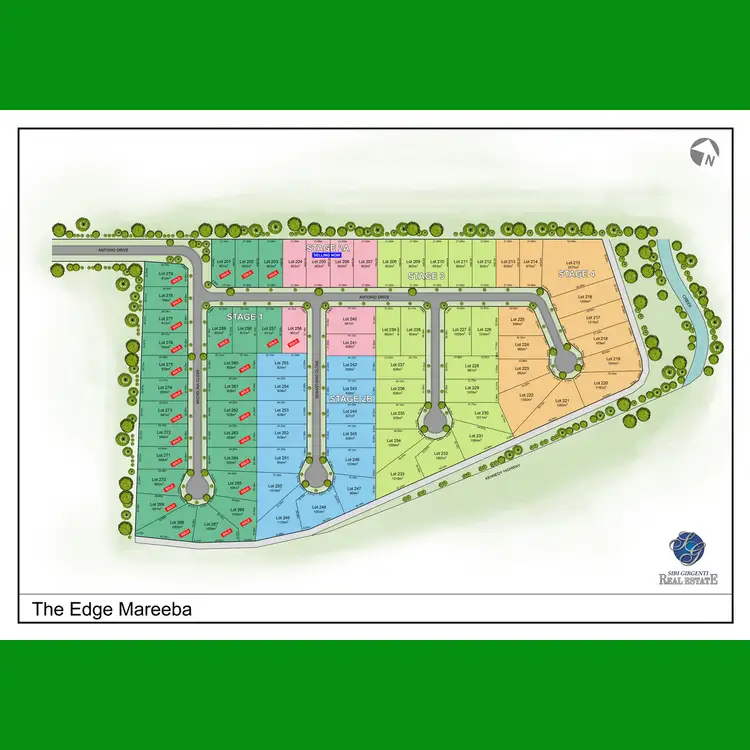 Floorplan of Homely land listing, LOT 258, 8 Antonio Drive, Mareeba QLD 4880