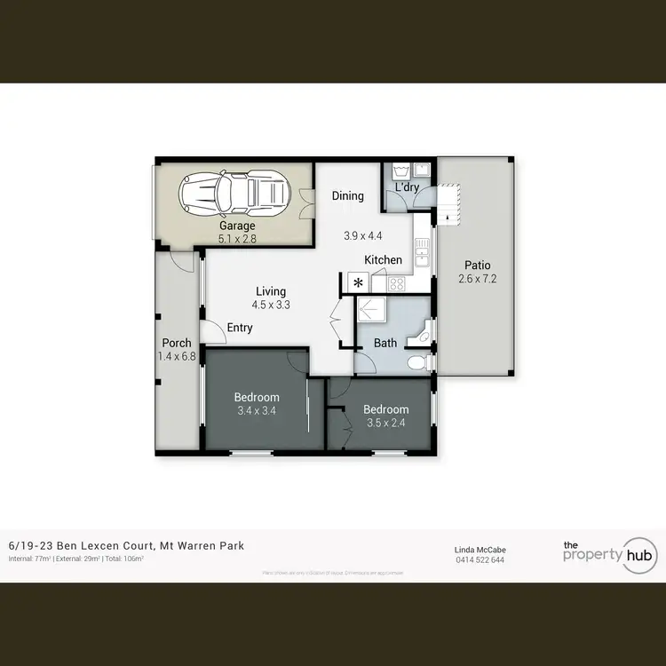 Floorplan of Homely unit listing, 6/19 Ben Lexcen Court, Mount Warren Park QLD 4207