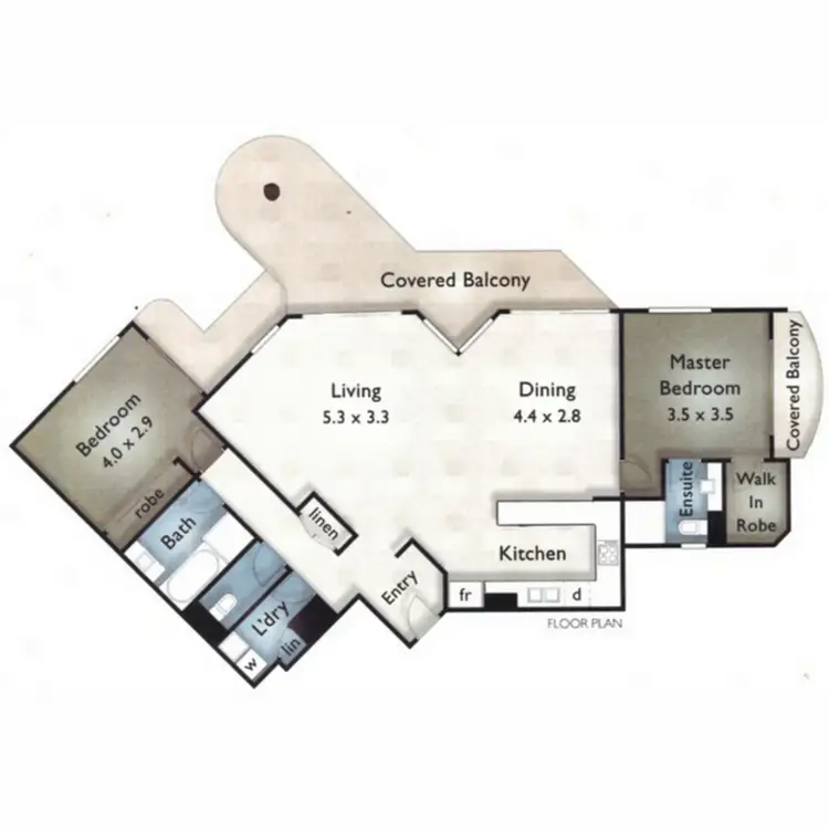 Floorplan of Homely apartment listing, 37/20 Cronin Avenue, Main Beach QLD 4217