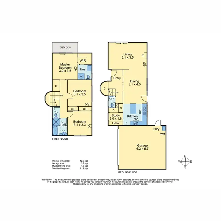 Floorplan of Homely unit listing, 1/2-4 Williams Grove, Bonbeach VIC 3196