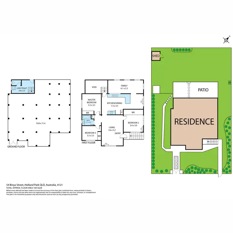 Floorplan of Homely house listing, 54 Binya Street, Holland Park QLD 4121
