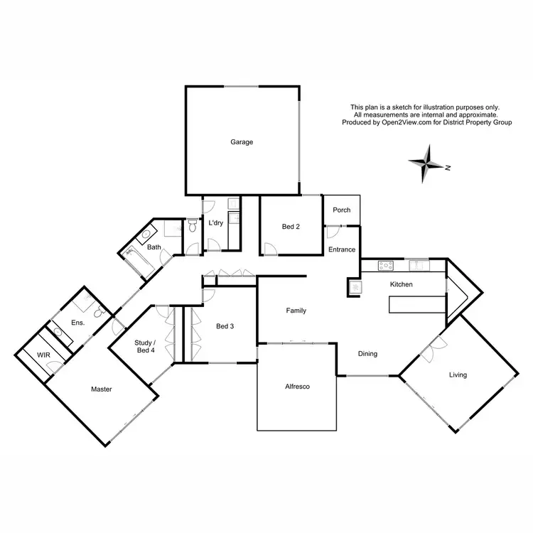 Floorplan of Homely rural property listing, 66 Merinda Way, Mansfield VIC 3722