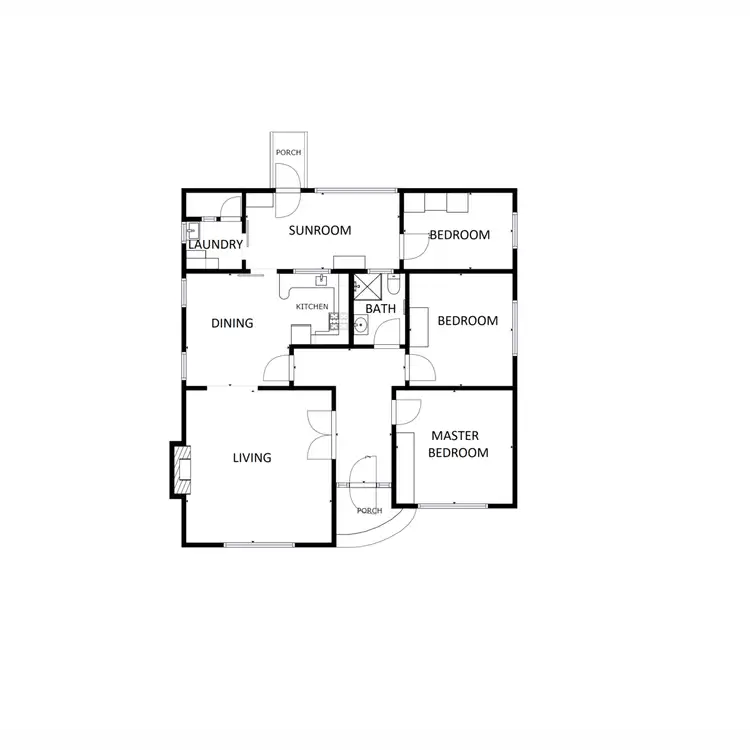 Floorplan of Homely house listing, 47 Gordon Street, Wodonga VIC 3690