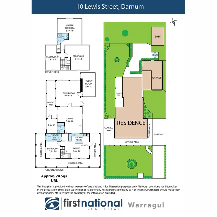 Floorplan of Homely house listing, 10 Lewis Street, Darnum VIC 3822