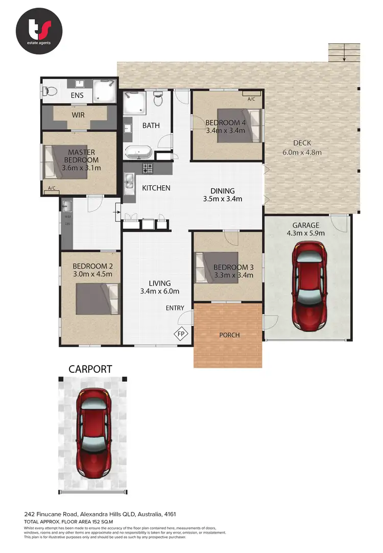 Floorplan of Homely house listing, 242 Finucane Road, Alexandra Hills QLD 4161