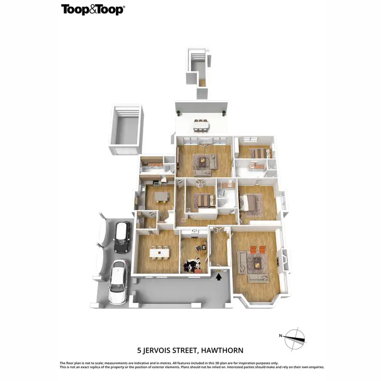 Floorplan of Homely house listing, 5 Jervois Street, Hawthorn SA 5062