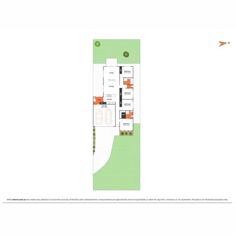 Floorplan of Homely house listing, 13 Moretti Court, Marshall VIC 3216