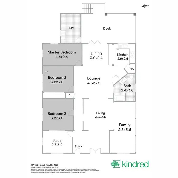 Floorplan of Homely house listing, 24a Trilby Street, Redcliffe QLD 4020