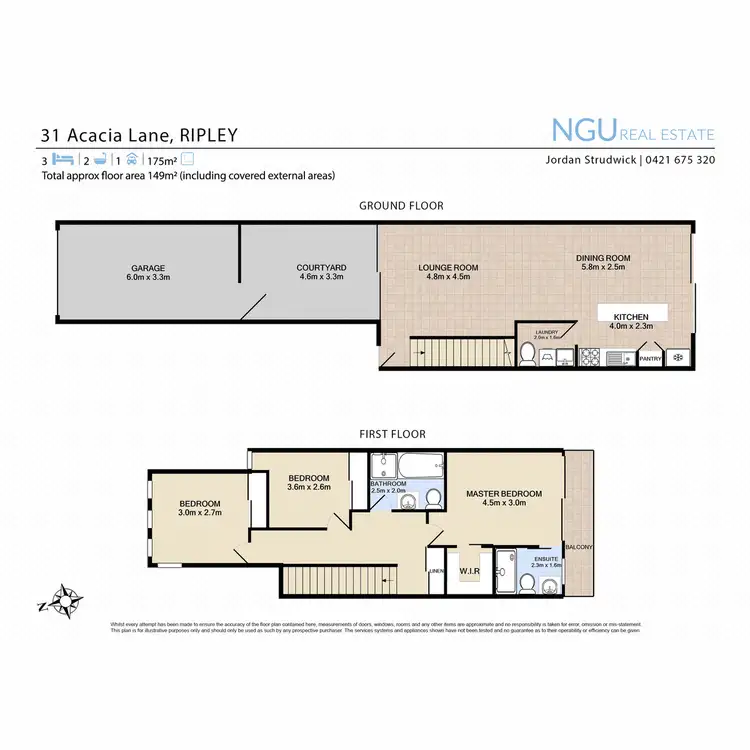 Floorplan of Homely townhouse listing, 31 Acacia Lane, Ripley QLD 4306