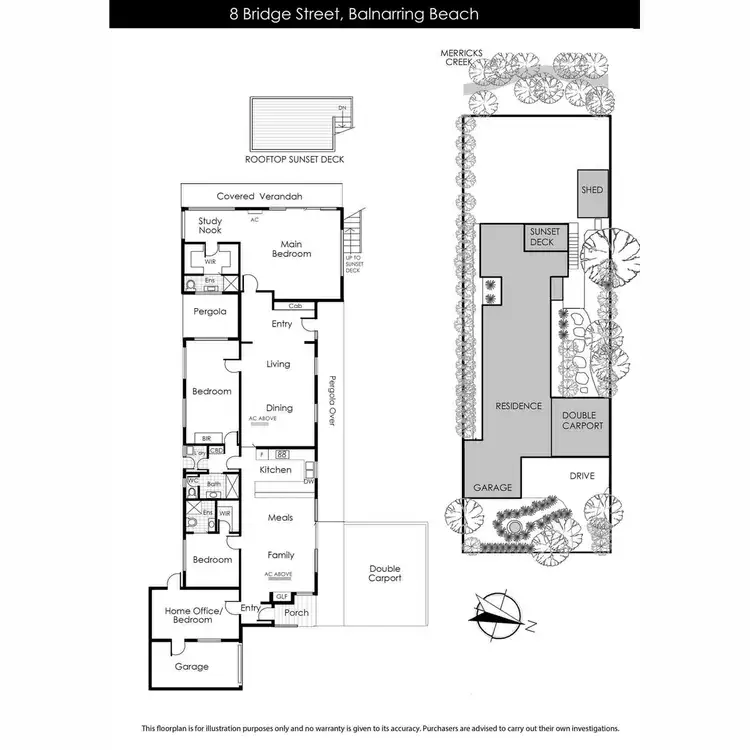 Floorplan of Homely house listing, 8 Bridge Street, Balnarring Beach VIC 3926