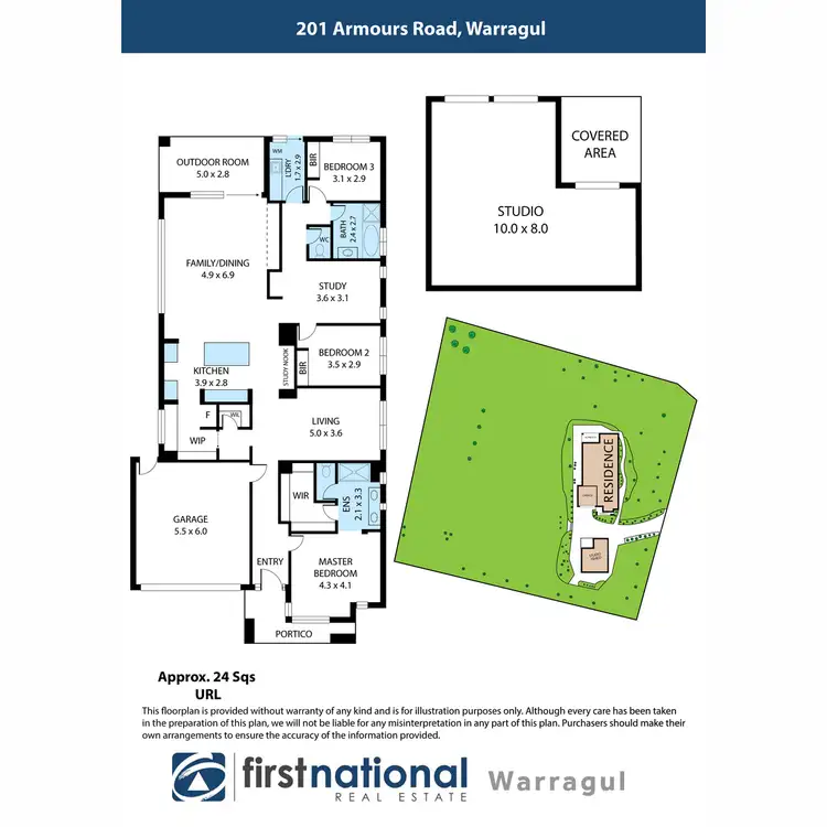 Floorplan of Homely house listing, 201 Armours Road, Warragul VIC 3820