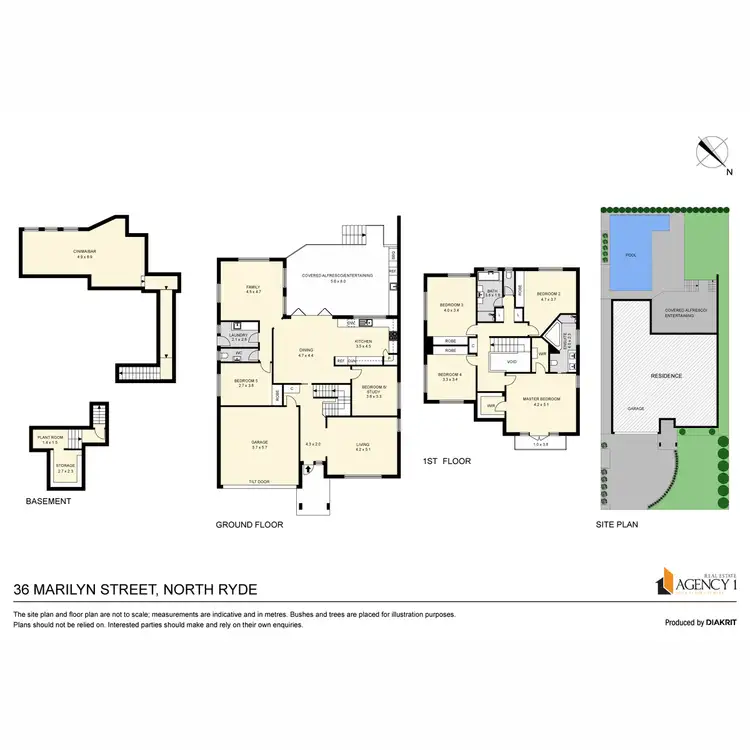 Floorplan of Homely house listing, 36 Marilyn Street, North Ryde NSW 2113