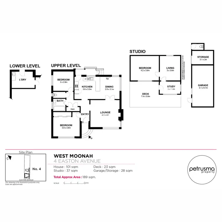 Floorplan of Homely house listing, 4 Easton Avenue, West Moonah TAS 7009