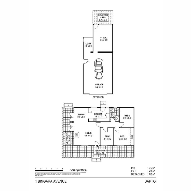 Floorplan of Homely house listing, 1 Bingara Avenue, Dapto NSW 2530