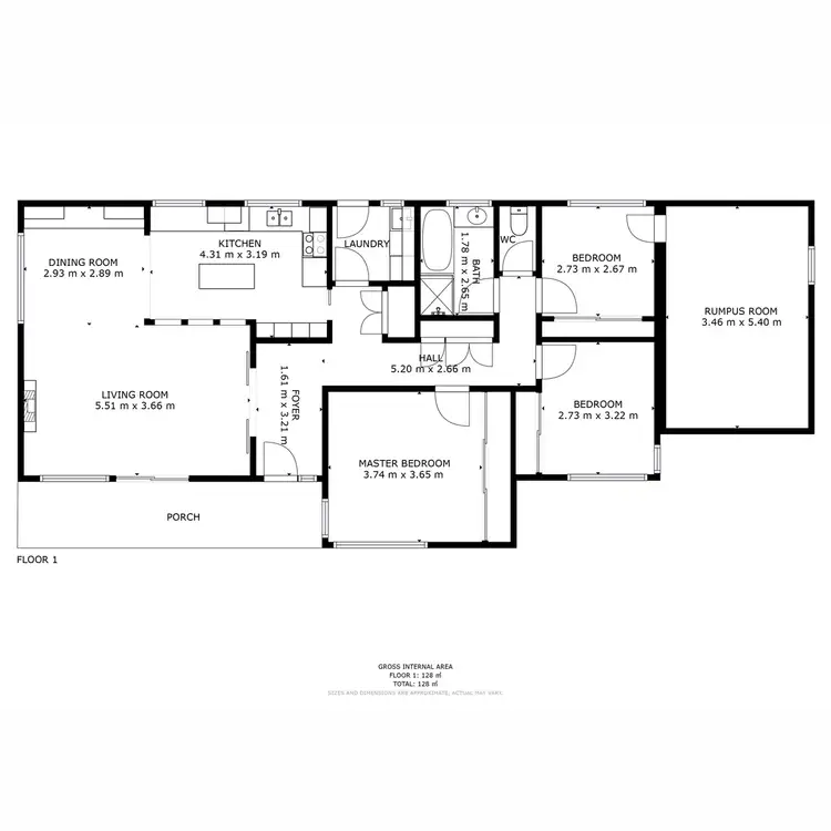 Floorplan of Homely house listing, 22 O'Brien Street, Glenorchy TAS 7010