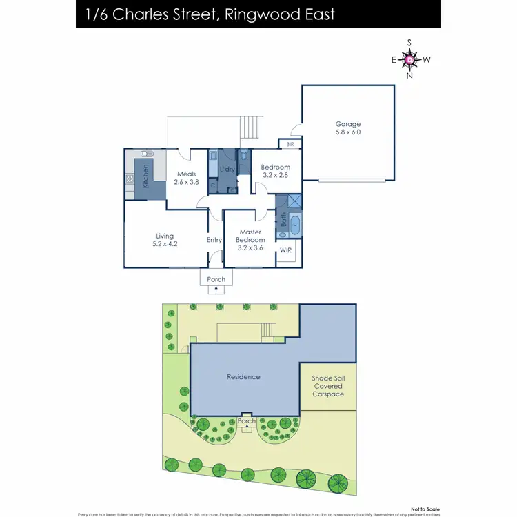 Floorplan of Homely unit listing, 1/6 Charles Street, Ringwood East VIC 3135
