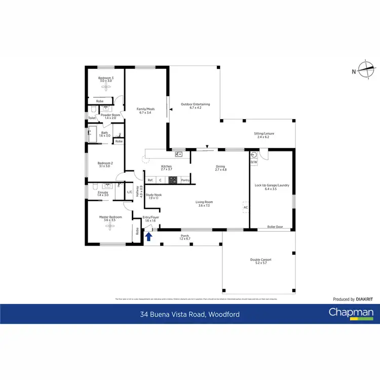 Floorplan of Homely house listing, 34 Buena Vista Road, Woodford NSW 2778