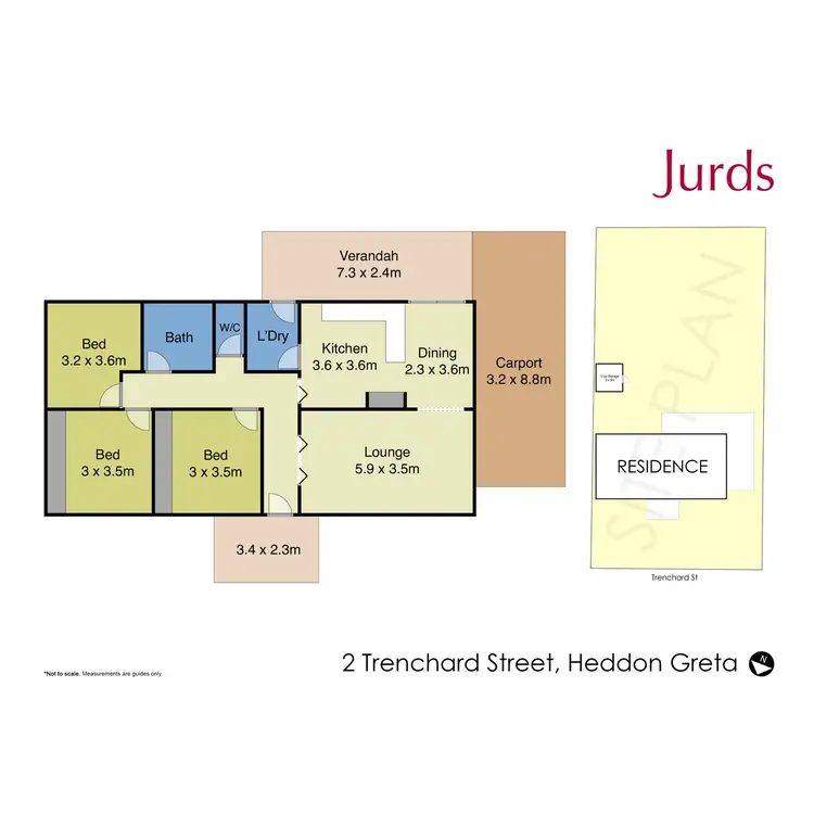 Floorplan of Homely house listing, 2 Trenchard Street, Heddon Greta NSW 2321