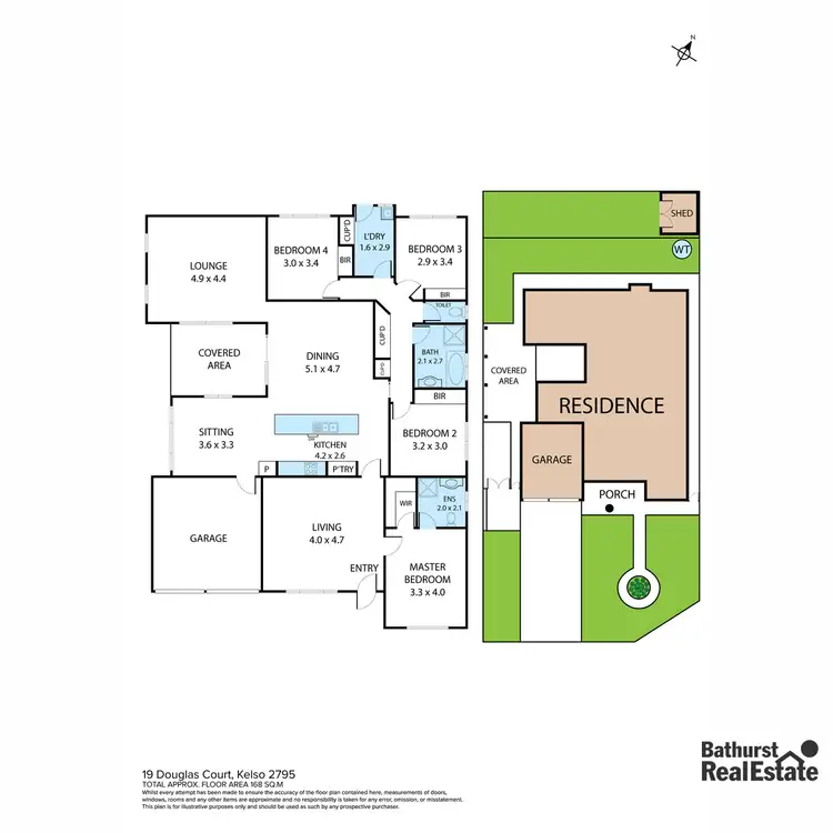 Floorplan of Homely house listing, 19 Douglas Court, Kelso NSW 2795