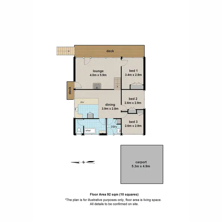 Floorplan of Homely house listing, 3 Peters Road, Belgrave VIC 3160