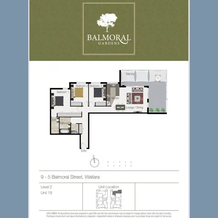 Floorplan of Homely apartment listing, Unit 19/5-15 Balmoral Street, Waitara NSW 2077