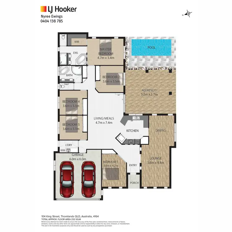 Floorplan of Homely house listing, 104 King Street, Thornlands QLD 4164
