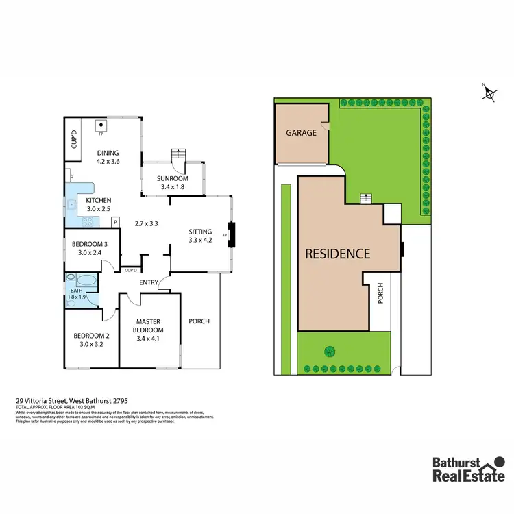 Floorplan of Homely house listing, 29 Vittoria Street, West Bathurst NSW 2795