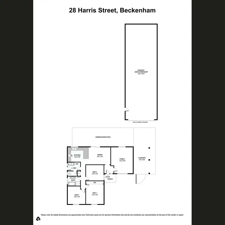 Floorplan of Homely house listing, 28 Harris Street, Beckenham WA 6107