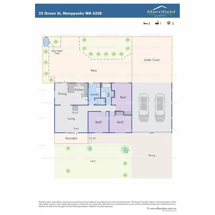 Floorplan of Homely house listing, 22 Green Street, Manypeaks WA 6328