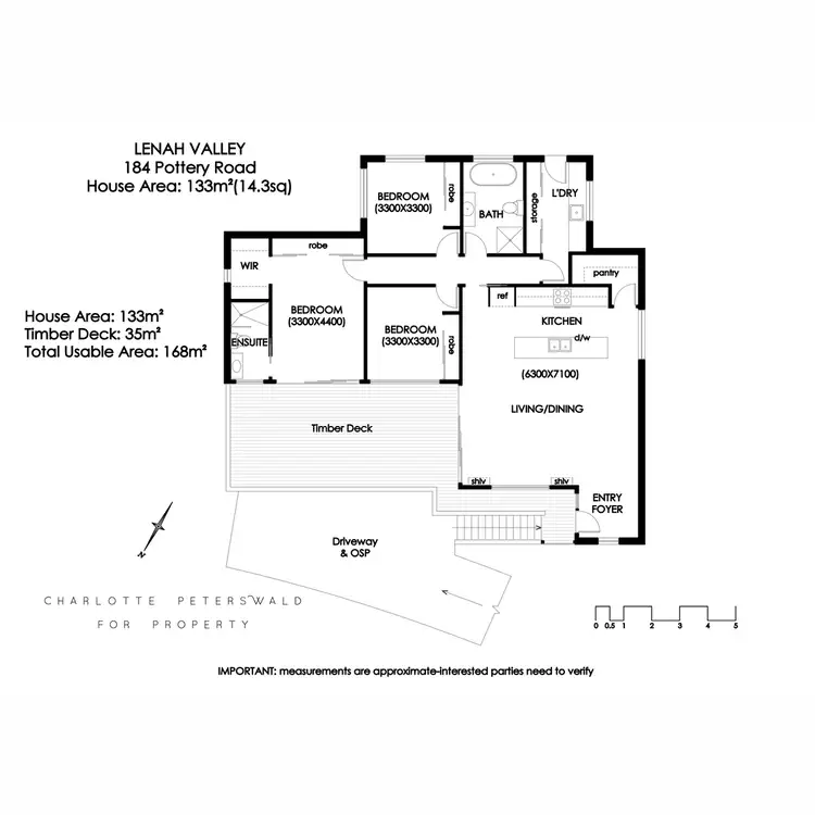 Floorplan of Homely house listing, 184 Pottery Road, Lenah Valley TAS 7008