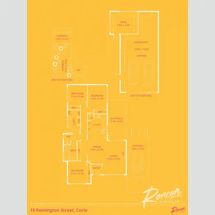 Floorplan of Homely house listing, 19 Remington Street, Corio VIC 3214