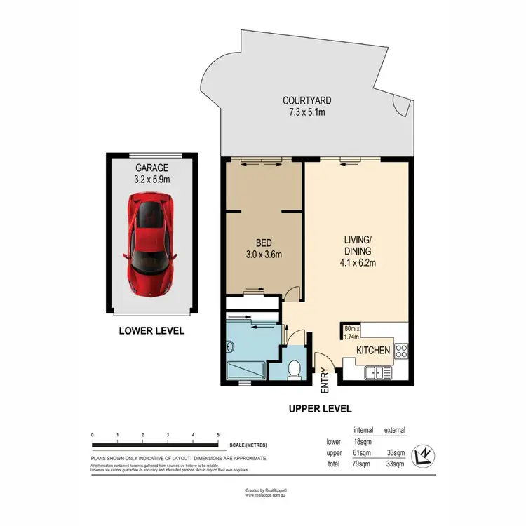 Floorplan of Homely apartment listing, 5/16 Patrick Lane, Toowong QLD 4066