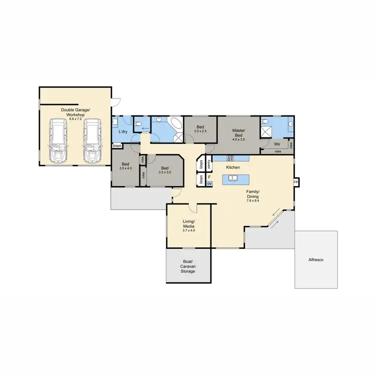 Floorplan of Homely house listing, 18 Lake View Lane, Safety Beach VIC 3936