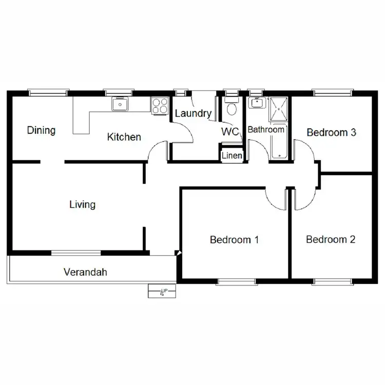 Floorplan of Homely house listing, 22 Hipwell Street, Port Augusta SA 5700