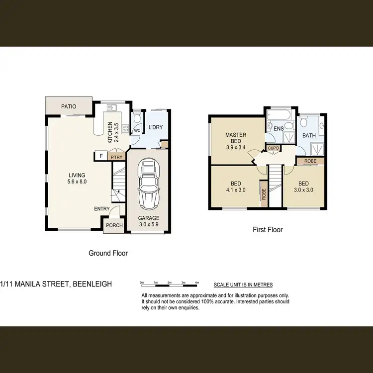 Floorplan of Homely house listing, 1/11 Manila Street, Beenleigh QLD 4207