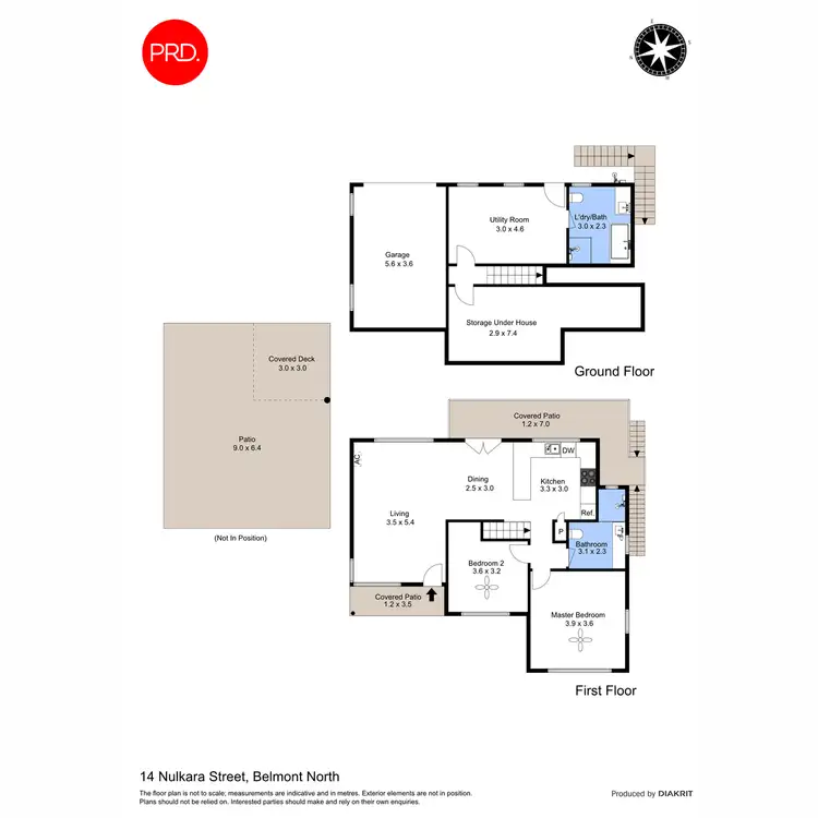 Floorplan of Homely house listing, 14 Nulkara Street, Belmont North NSW 2280