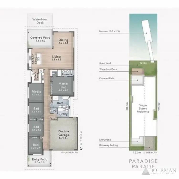 Floorplan of Homely house listing, 9 Paradise Parade, Jacobs Well QLD 4208