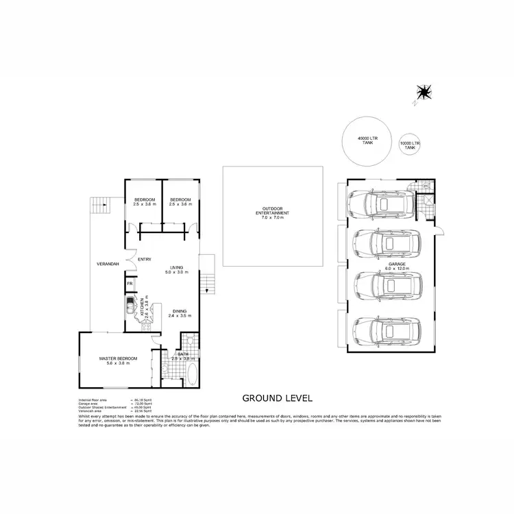 Floorplan of Homely house listing, 10 Neville Street, Meringandan West QLD 4352