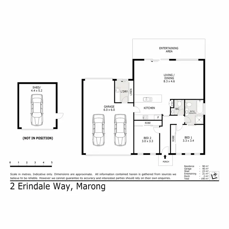 Floorplan of Homely house listing, 2 Erindale Way, Marong VIC 3515