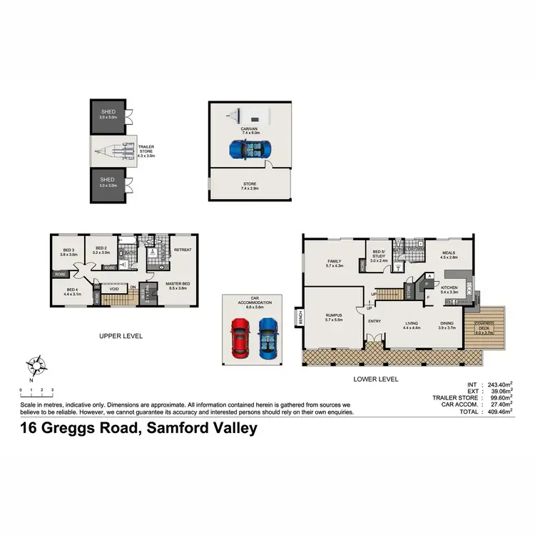 Floorplan of Homely house listing, 16 Greggs Road, Samford Valley QLD 4520
