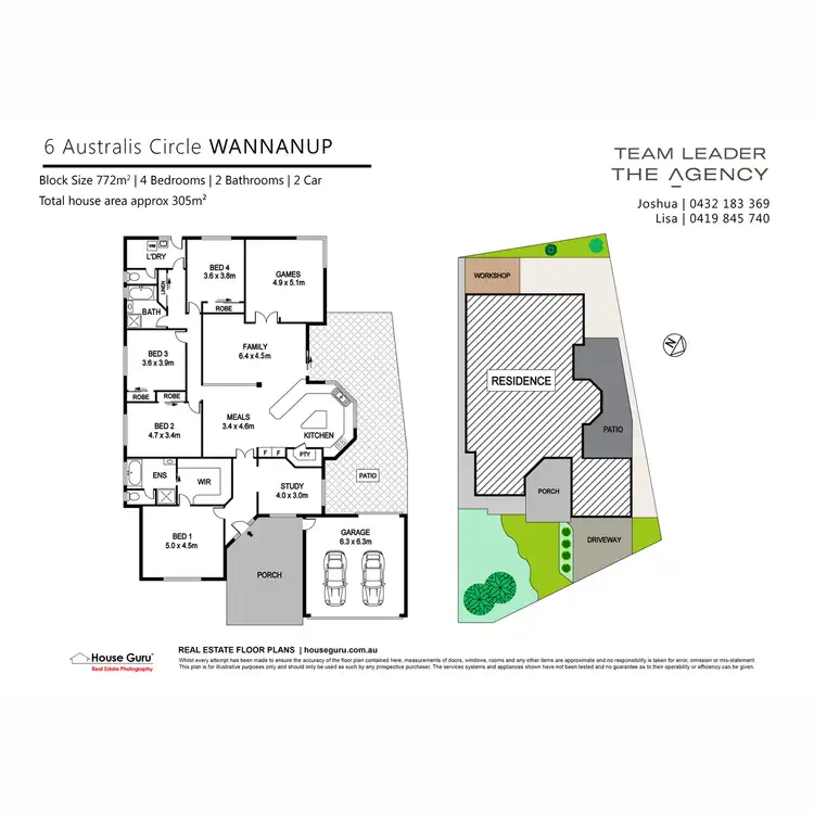 Floorplan of Homely house listing, 6 Australis Circle, Wannanup WA 6210