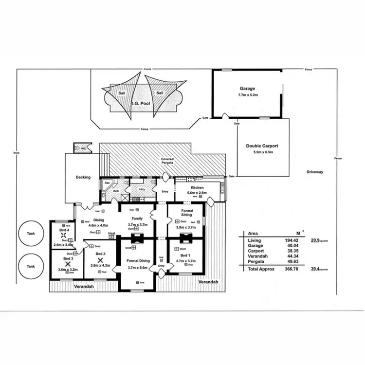 Floorplan of Homely house listing, 2451 Kersbrook Road, Kersbrook SA 5231