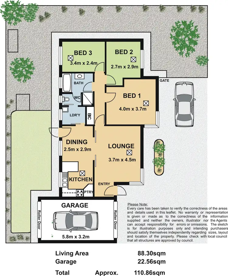 Floorplan of Homely house listing, 2/22 Redin Street, Prospect SA 5082