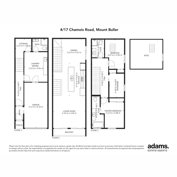 Floorplan of Homely townhouse listing, 4/17 Chamois Road, Mount Buller VIC 3723