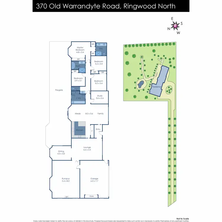 Floorplan of Homely house listing, 370 Old Warrandyte Road, Ringwood North VIC 3134