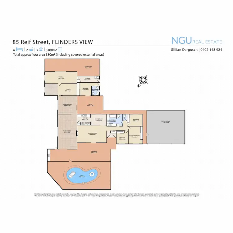 Floorplan of Homely house listing, 85 Reif Street, Flinders View QLD 4305