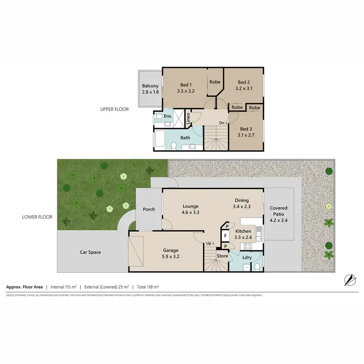 Floorplan of Homely townhouse listing, 23/17 Fleet Street, Browns Plains QLD 4118