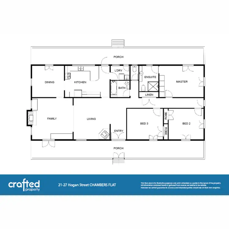 Floorplan of Homely house listing, 21 Hogan Street, Chambers Flat QLD 4133