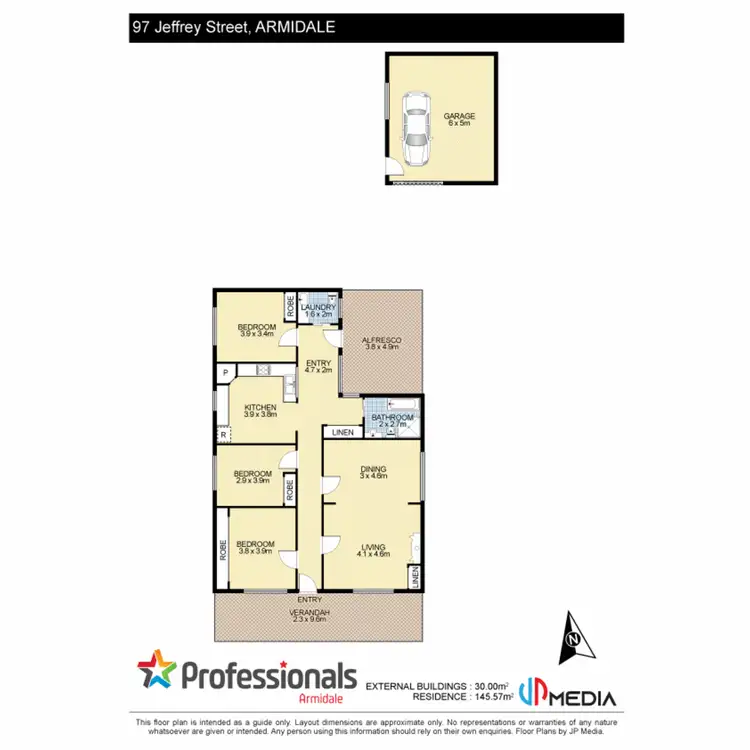 Floorplan of Homely house listing, 97 Jeffrey Street, Armidale NSW 2350